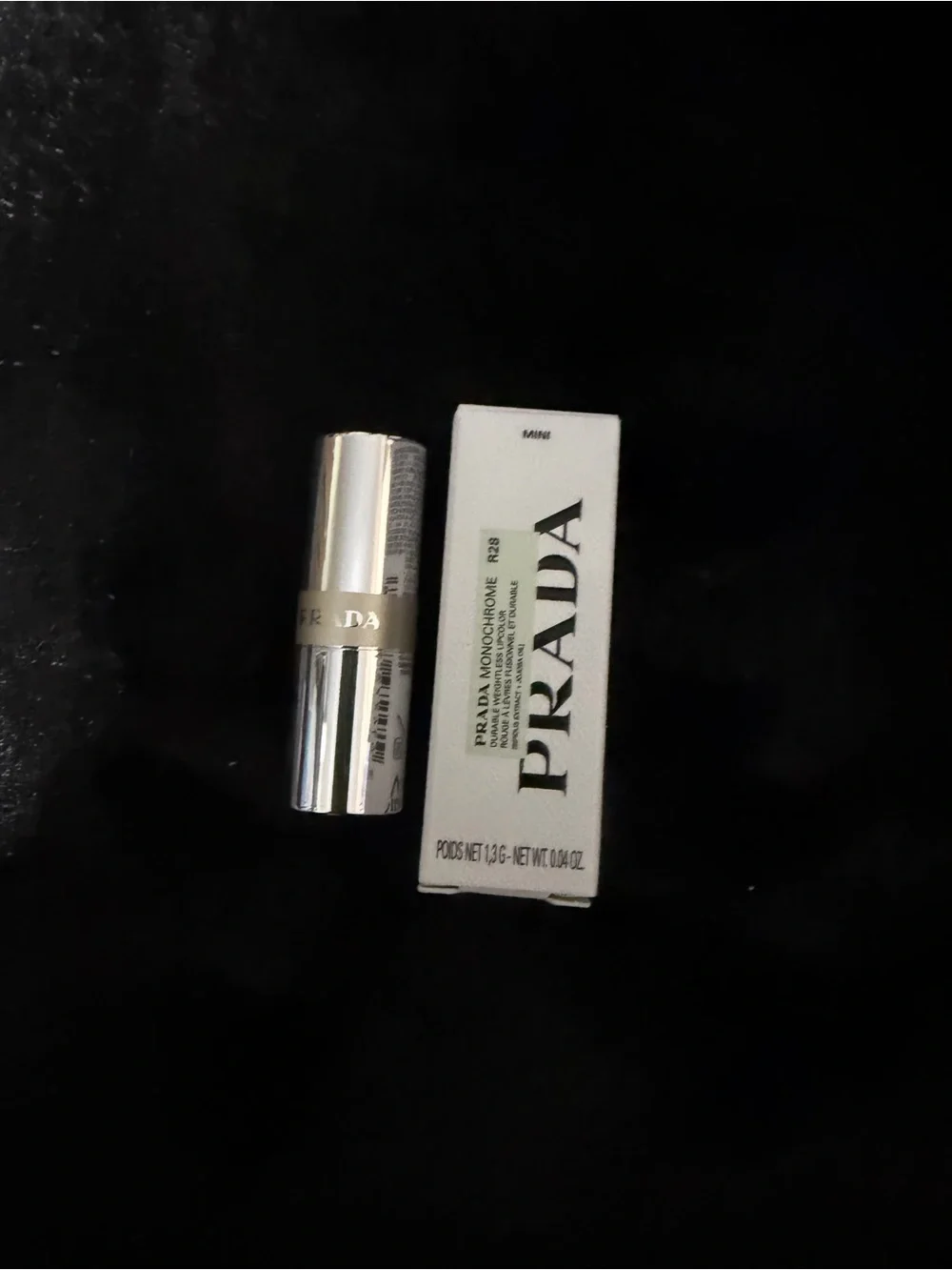 Prada Monochrome Hyper Matte lipstick NIB R28
